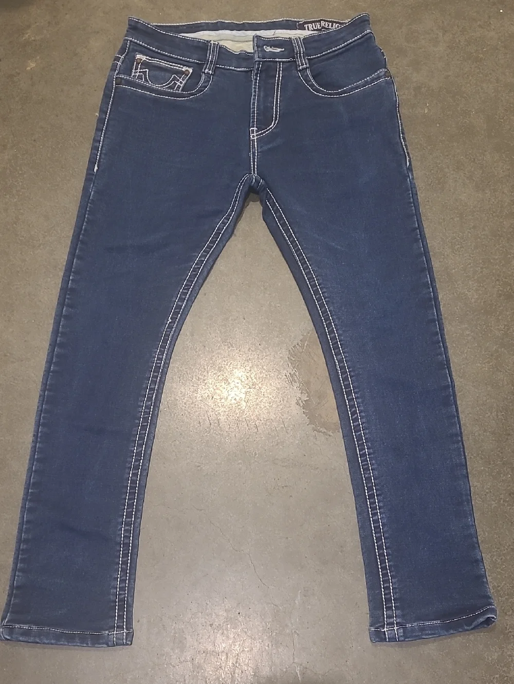VINTAGE TRUE RELIGION HIGH RISE JEANS - Picture 2 of 13